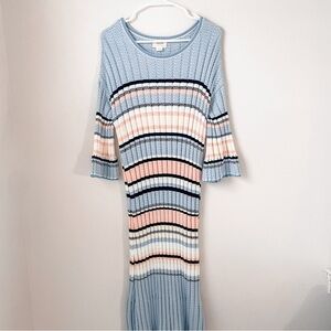 Anthropology Maeve long sleeve dress